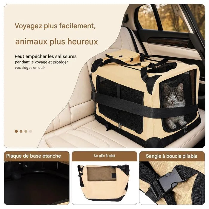 Sac de transport 2-en-1 pour animaux – À porter à la main ou à roulettes 🐾