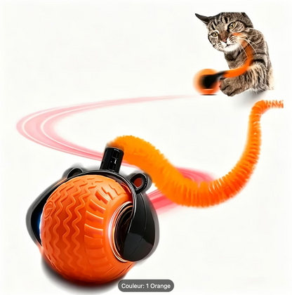 Balle interactive pour chat – 3 modes de jeu